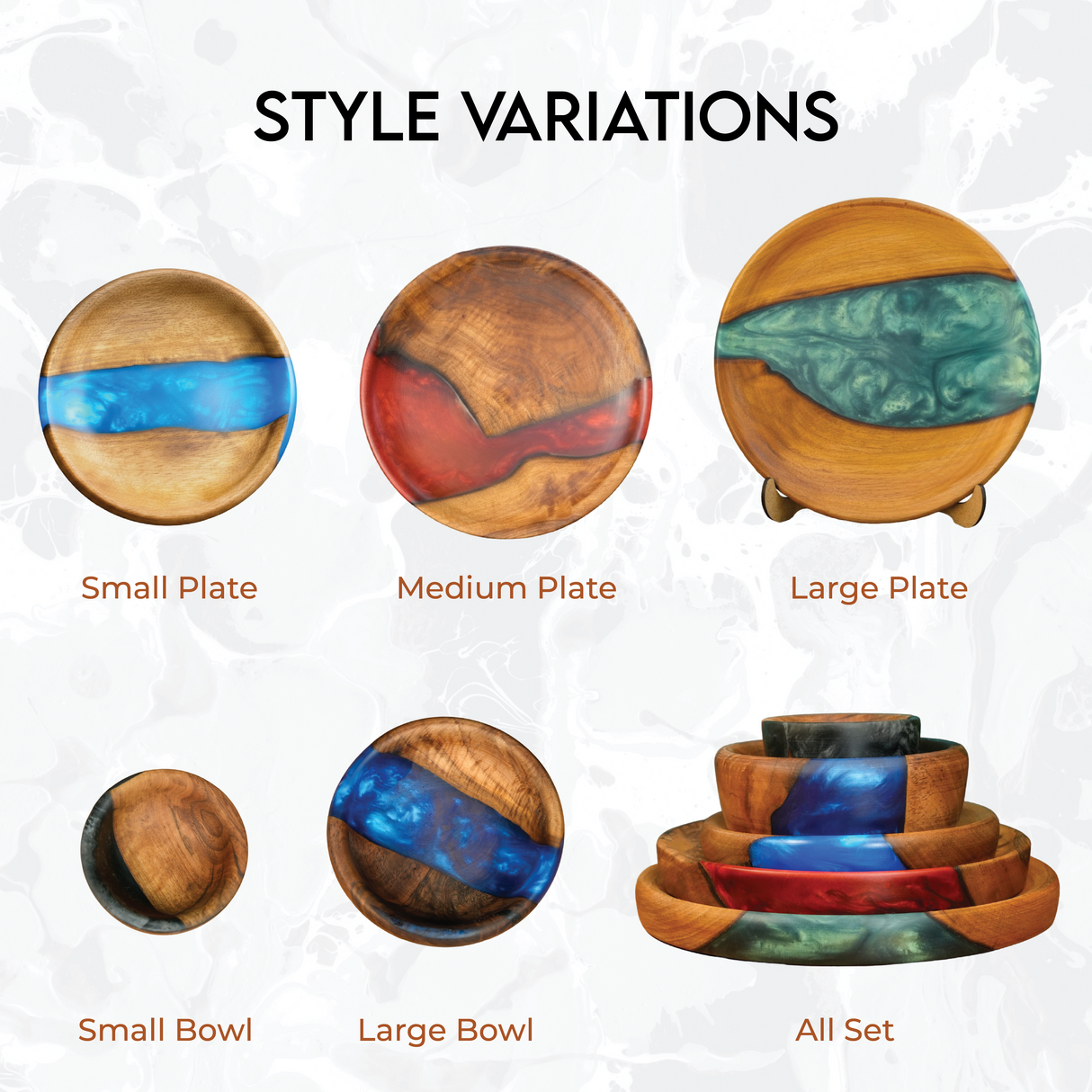 Personalized Resin Engagement Ring Dish: Custom Walnut Keepsake Bowl for Wedding Ceremony