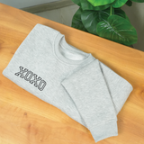 XOXO Valentines Day Sweatshirt: Romantic Crewneck for Women, Girlfriend Anniversary Gift