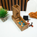 Fantasy Dice Rolling Tower and Storage: Personalized Dungeons and Dragons Gifts