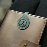 Engraved Leather Magnetic Bookmark: Custom Teachers Gift Book  Accessories