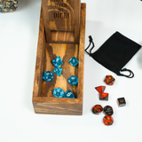 Personalized Wooden DnD Dice Tower for Tabletop Roleplaying Games: Dungeon Master Gift