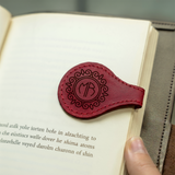 Personalized Leather Bookmark for Women: Magnetic Page Holder Gift for Christmas