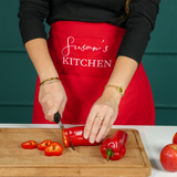 Personalized Japanese Apron with Pockets: Vintage Style Cotton Gardening Apron for Women