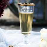 Personalized Wine Champagne Glass, Custom Wine Glasses, Toasting Flutes for Couples, Mr and Mrs Glasses, Anniversary Gift, Housewarming Gift