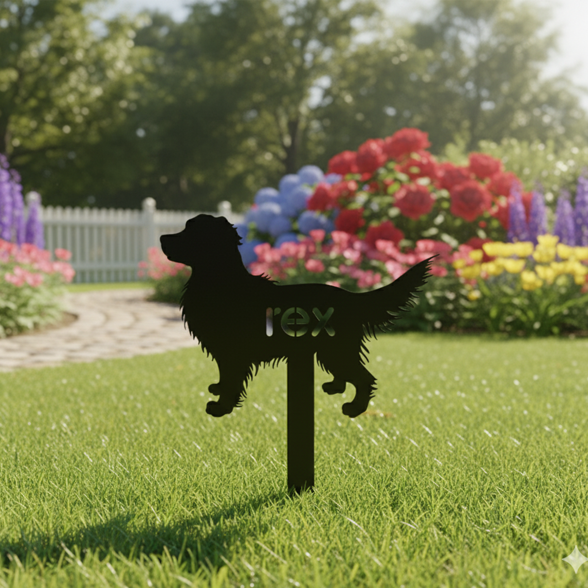 Custom Cat Memorial Grave Marker: Personalized Metal Sign with Name, Loss of Pet Tribute Gift