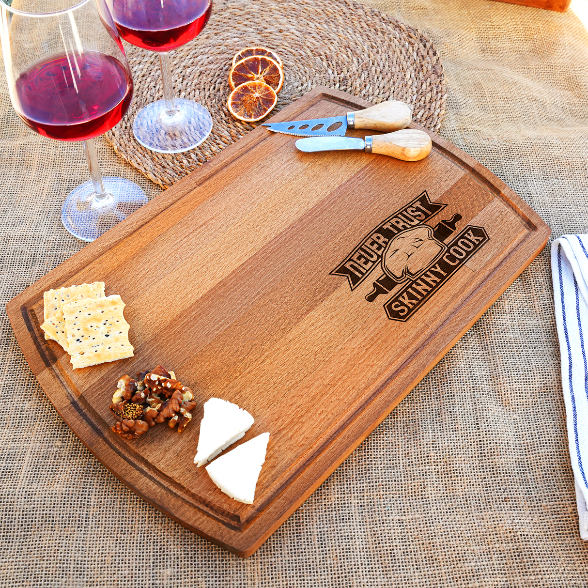 Funny Christmas Gift Custom Charcuterie Board, Personalized Cutting Board, Best Friend Gift, Birthday Gifts for Sister, Engrave Wooden Board