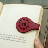 Personalized Leather Bookmark for Women: Magnetic Page Holder Gift for Christmas