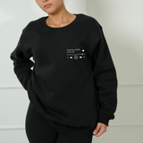 Custom Song Name Music Lover Sweatshirt: Embroidered Zip Up Jacket with Initials, Couple Christmas Outfit