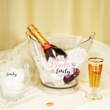 Personalized Bridesmaids Gifts Champagne Glasses, Personalized Wedding Glasses, Bachelorette Gift, Maid of Honor Gift, Wedding Favor Ideas