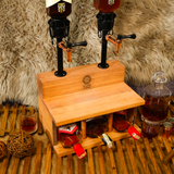 Personalized Whiskey Dispenser: Engraved Bourbon Decanter, Newlywed Bar Decor