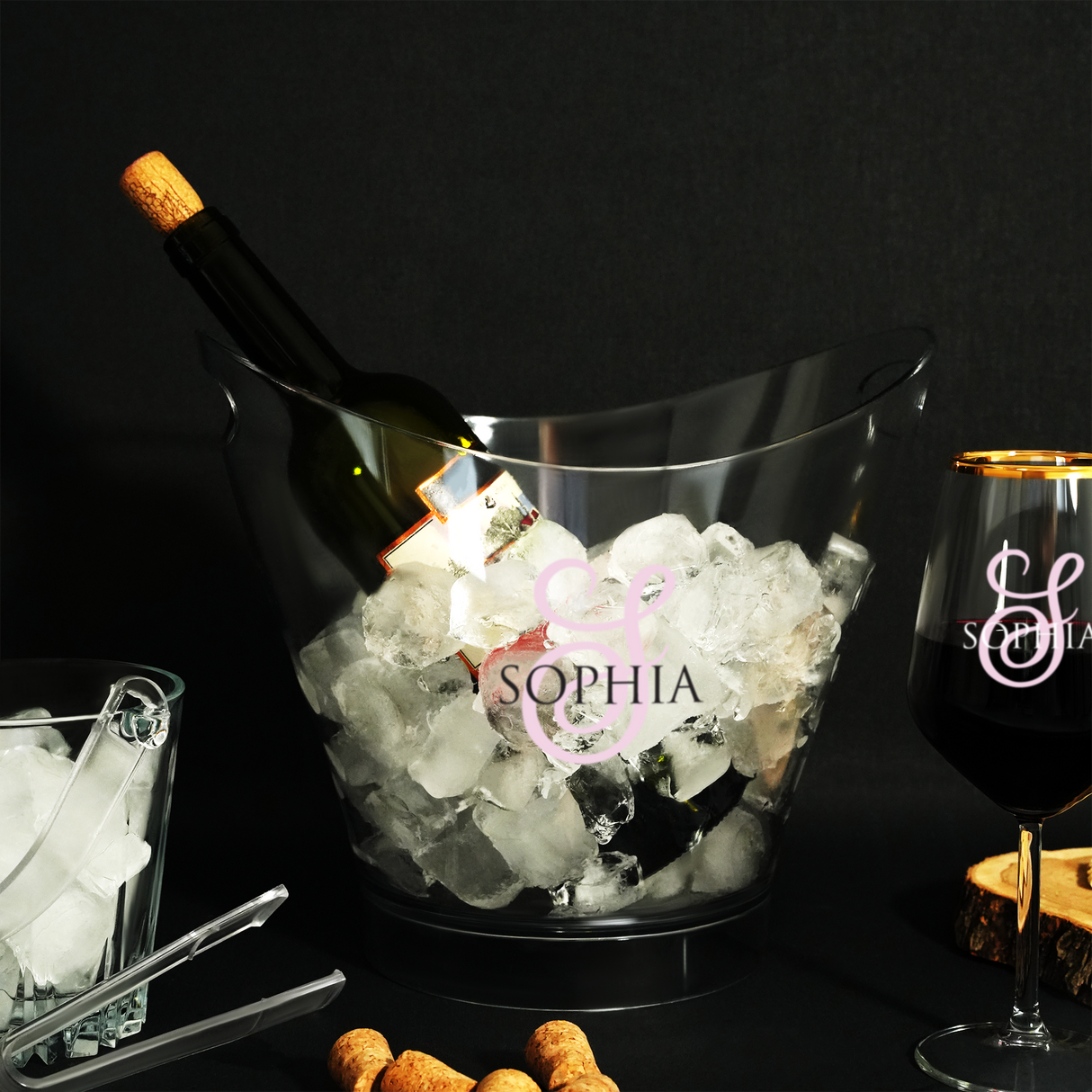Personalized Bridesmaid Champagne Glasses, Champagne Flutes with Custom Name, Bridesmaid Proposal, Maid of Honor Gift, Wedding Party Favors