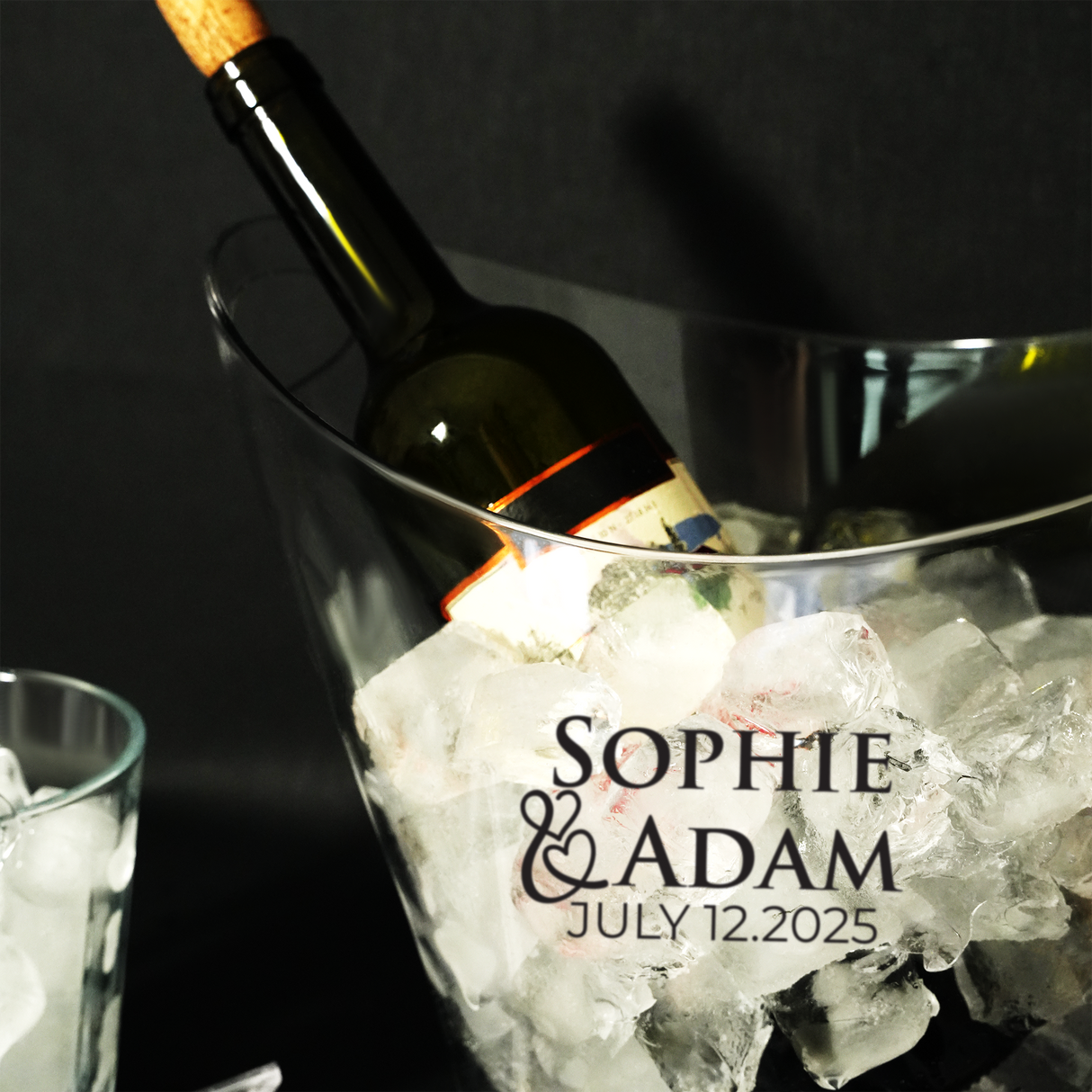 Personalized Bride Groom Wedding Champagne Glasses, Custom Toasting Flutes, Custom Couple Wine Glass, Bridal Party Gift, Wedding Accessories