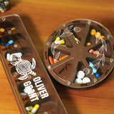 Custom Travel Pill Case with Name: Compact 7 Day Medicine Box for Pocket or Luggage