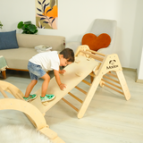 Montessori Climbing Triangle Baby Gym Play Set: Personalized Toddler Furniture, Toys and Games