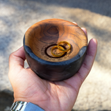Personalized Engagement Ring Dish: Epoxy Wooden Jewelry Tray for Wedding or Ceremony