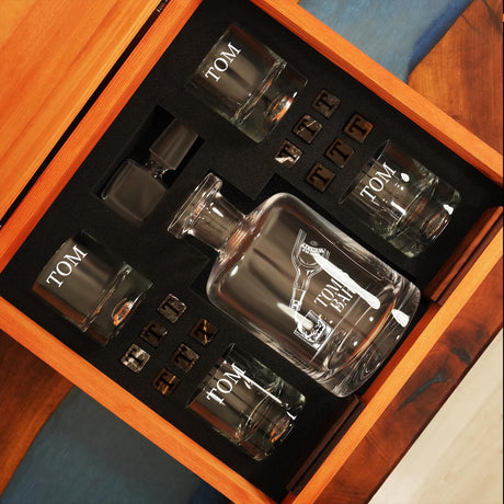 a couple of bottles that are in a box