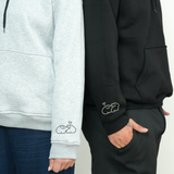 Matching Frog Couple Sweatshirt: Custom Embroidered Crewneck with Initials, Cute Anniversary Gift