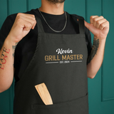 Japanese Style Cotton Apron: Plus Size Cross Back Apron for Grilling or Workshop