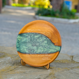 Custom Handwritten Recipe Resin Epoxy Platter: Personalized Family Heirloom Gift