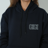 Gigi Embroidered Sweatshirt: Personalized Grandma Crewneck Pullover, Mother’s Day or Birthday Gift Idea