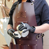 Leather Tattoo Studio Apron with Pockets, Custom Gift for Him, Personalized Workshop Apron, Engraved Leather Apron Gift, Tattoo Artist Gifts