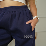 Personalized Embroidered Mama Sweatshirt: Pregnancy Announcement, New Grandma Gift