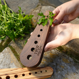 Custom Olive Wood Herb Stripper: Personalized Leaf Scraper Gift for Wedding