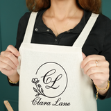 Japanese Crossback Apron: Cotton Pinafore with No-Tie Design for Kitchen or Garden