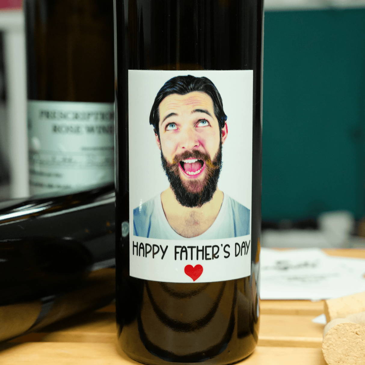 Custom Wine Bottle Label for Mom Chirstmas Gift: Personalized Wine Lover Gift