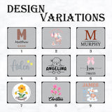 Custom Baby Name Birthday Cake Stand with Dome Lid: Clear Glass Serving Platter for Baby Shower