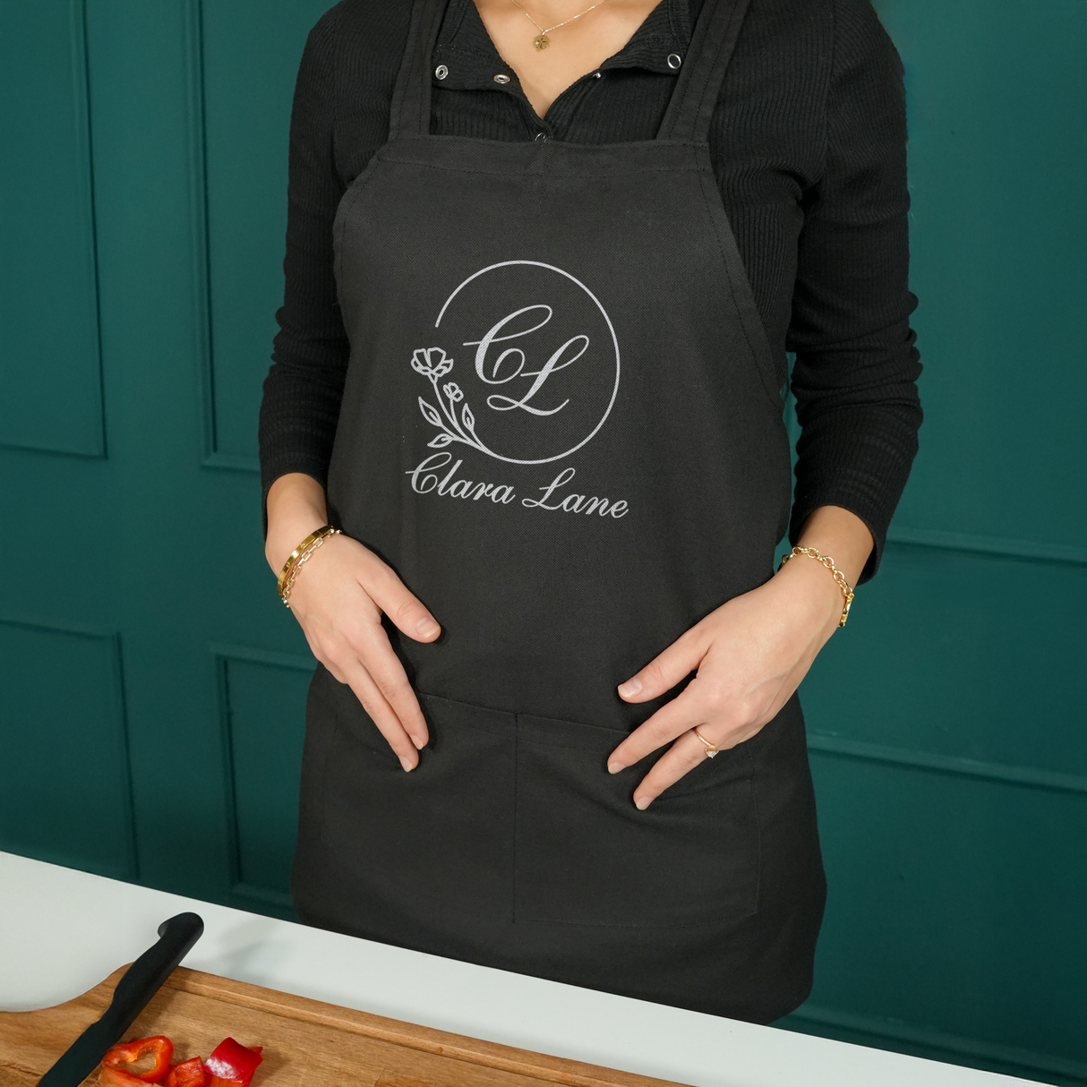 Japanese Crossback Apron: Cotton Pinafore with No-Tie Design for Kitchen or Garden