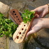 Custom Grandma Garden Wooden Herb Stripper: Engraved Gardener Gift for Grandma
