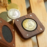 Personalized Brass Yes or No Coin: Custom Flip Token Gift for Daily Dilemmas