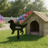 Custom Cat Memorial Grave Marker: Personalized Metal Sign with Name, Loss of Pet Tribute Gift