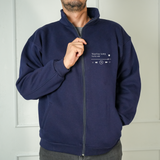 Custom Song Name Music Lover Sweatshirt: Embroidered Zip Up Jacket with Initials, Couple Christmas Outfit