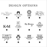 a bunch of logos that are on a white background