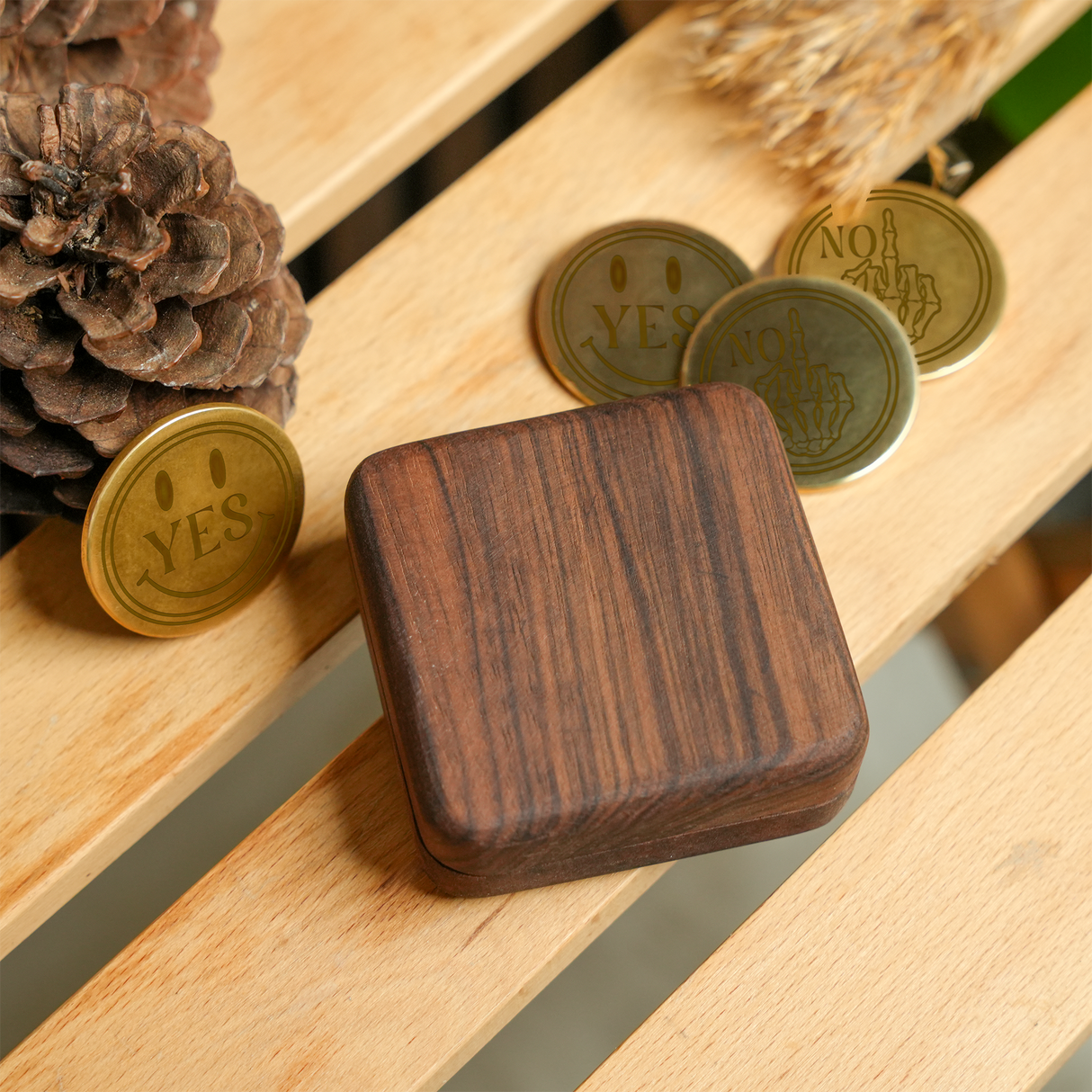 One More Chapter or Sleep Flip Token: Humorous Decision Maker Coin for Bookworms