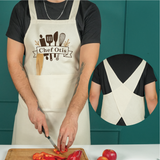 Custom Japanese Apron for Dad: Cotton Christmas Kitchen Apron, Grill Master Gift