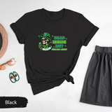 Dead Inside But Feeling Lucky Shirt, Funny St Patrick’s Day Skeleton T-shirt, Irish Drinking Party Shirt, Lucky Skeleton Tee, Funny Gifts