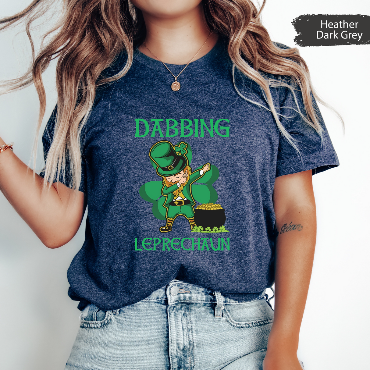 Dabbing Leprechaun Funny St. Patrick's Day Shirt, Lucky Irish Tshirt, Kids Tshirt, Happy Patrick's Day, Leprechaun Shirt, Irish Day Outfits