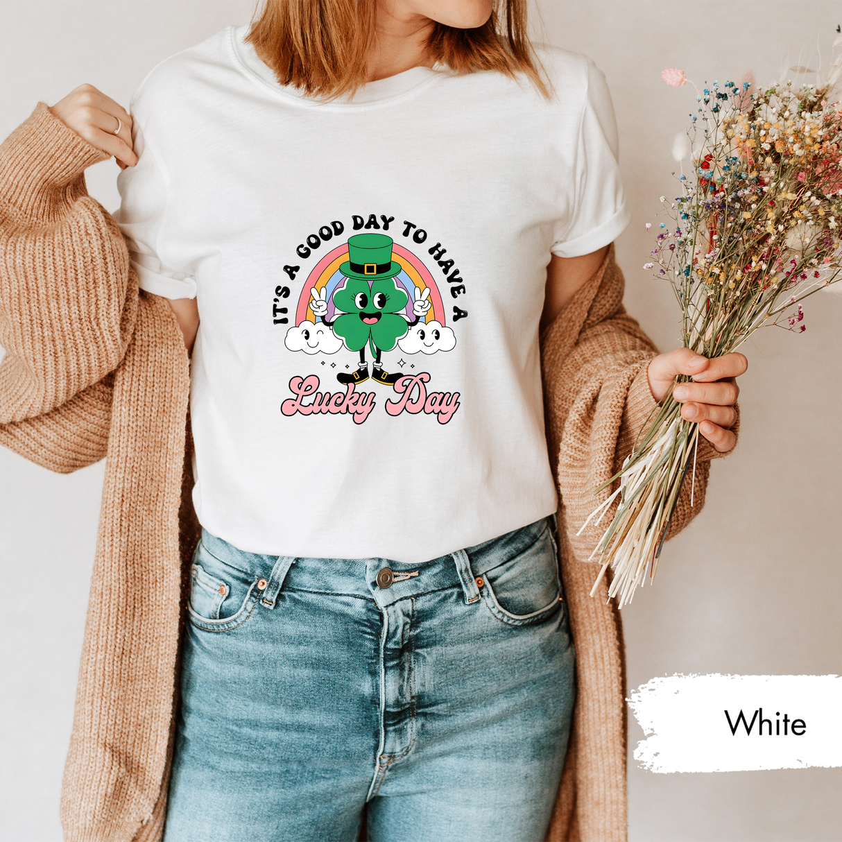 It's A Good Day To Have A Lucky Day Shirt, Lucky Day Shirt, Cute St Patricks Day Tee, Irish Shamrock Lucky Charm Tee, Cute Shamrock Shirt
