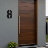 House Number Address Sign for Wall, Custom Street Name Metal Outdoor Decor