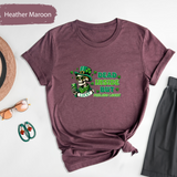 Dead Inside But Feeling Lucky Shirt, Funny St Patrick’s Day Skeleton T-shirt, Irish Drinking Party Shirt, Lucky Skeleton Tee, Funny Gifts