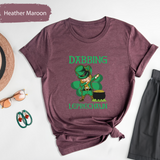 Dabbing Leprechaun Funny St. Patrick's Day Shirt, Lucky Irish Tshirt, Kids Tshirt, Happy Patrick's Day, Leprechaun Shirt, Irish Day Outfits