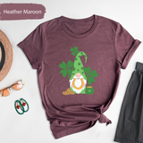Saint Patrick's Day Gnome T-Shirt, Happy St. Patricks Day Shirt, Leprechaun Hat Gnome Shirt, Shamrock Shirt, Irish Gnome Shirt, Lucky Gnome