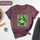 Lucky Vibes St Pattys Day TShirt, Cute Shamrock Shirt, Lucky Charm Tee, Green Holiday Gift, St Patrick Day Gift, Unisex Festival Gift Tee