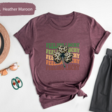 Leopard Shamrock Shirt, Trendy St. Patrick’s Day Tshirt, Womens St Patricks, Feeling Lucky Shirt, Cute Retro Clover T-Shirt, Irish Day Gift