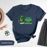Dead Inside But Feeling Lucky Shirt, Funny St Patrick’s Day Skeleton T-shirt, Irish Drinking Party Shirt, Lucky Skeleton Tee, Funny Gifts