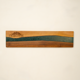 Personalized Magnetic Knife Holder for Mom’s Kitchen: Engraved Epoxy Wooden Wall Rack, Chef Gifts