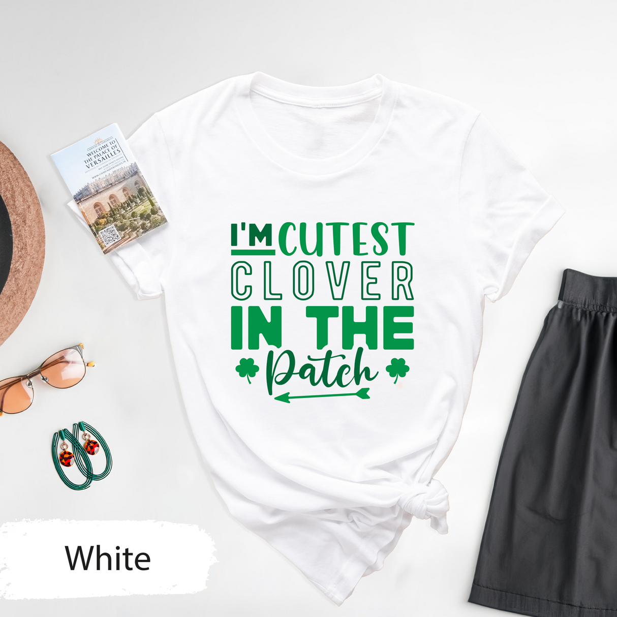 I'm Cutest Clover In The Patch T-Shirt, St Patricks Shirt, Lucky Clover Tee, Funny Irish Shirt, Toddler St Paddys Day T-shirt, Gift For Mom